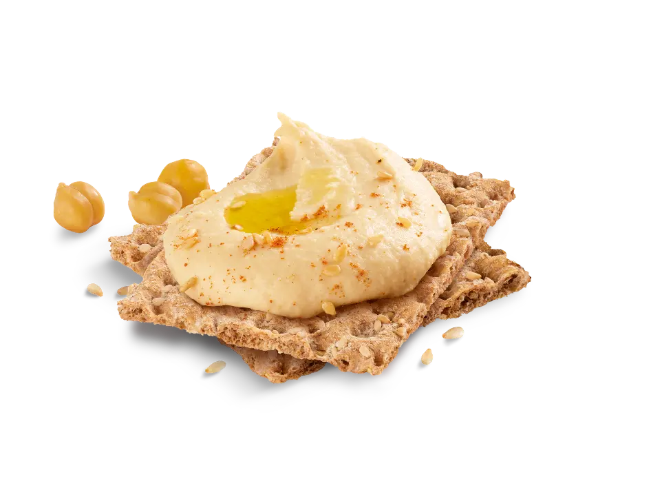 Chick'O Peas Hummus op Toast
