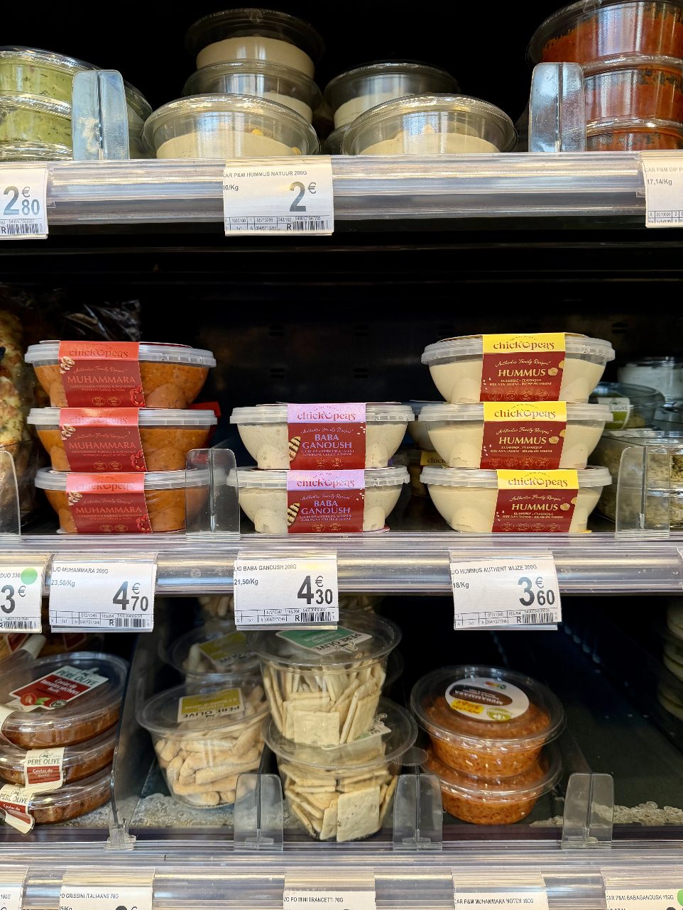 Dips in winkelrekken